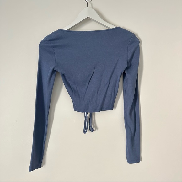 🌱2/$10 | Zara Long Sleeve Ruched Top - Picture 4 of 6